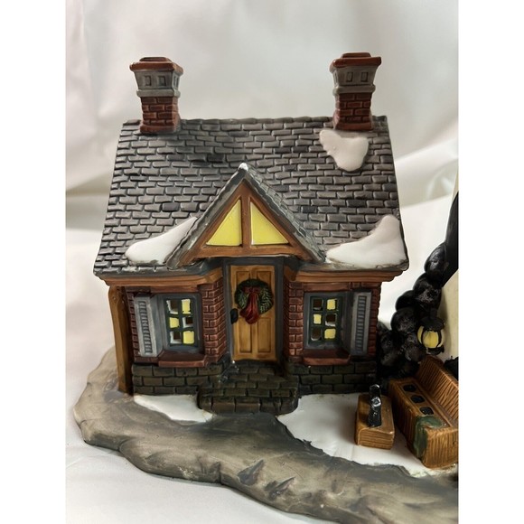 VTG Santa’s Workbench Collection Classic Series Rivergate House 2001 NO LIGHT - Picture 2 of 13